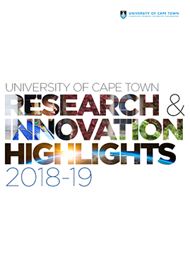 UCT Research and Innovation Report 2018 cover